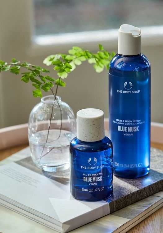 Tắm Gội Toàn Thân Blue Musk Hair and Body Wash 250ML - The Body Shop